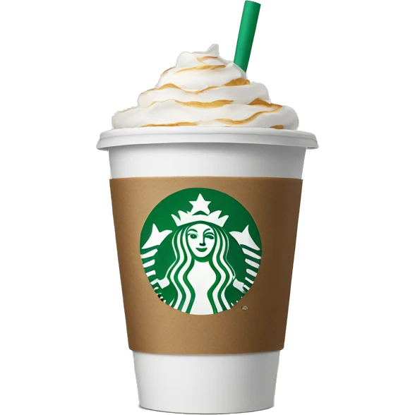 Starbucks cup emoji