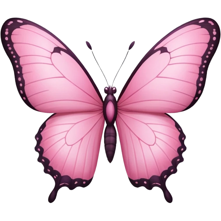 pink butterfly  emoji