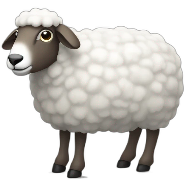 sheep on a computer emoji