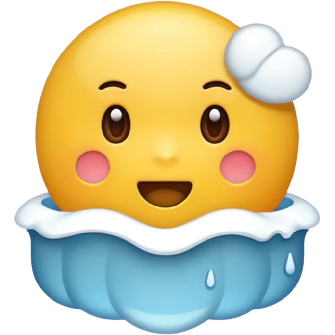 먹고있는 말티즈 emoji