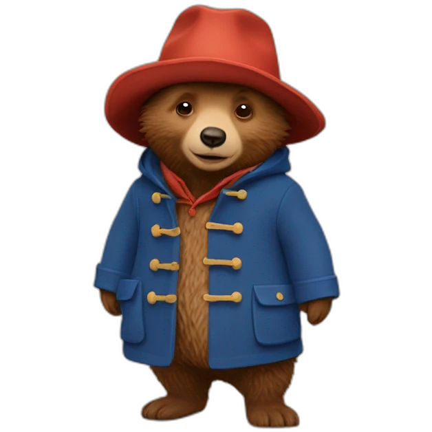 Paddington bear emoji