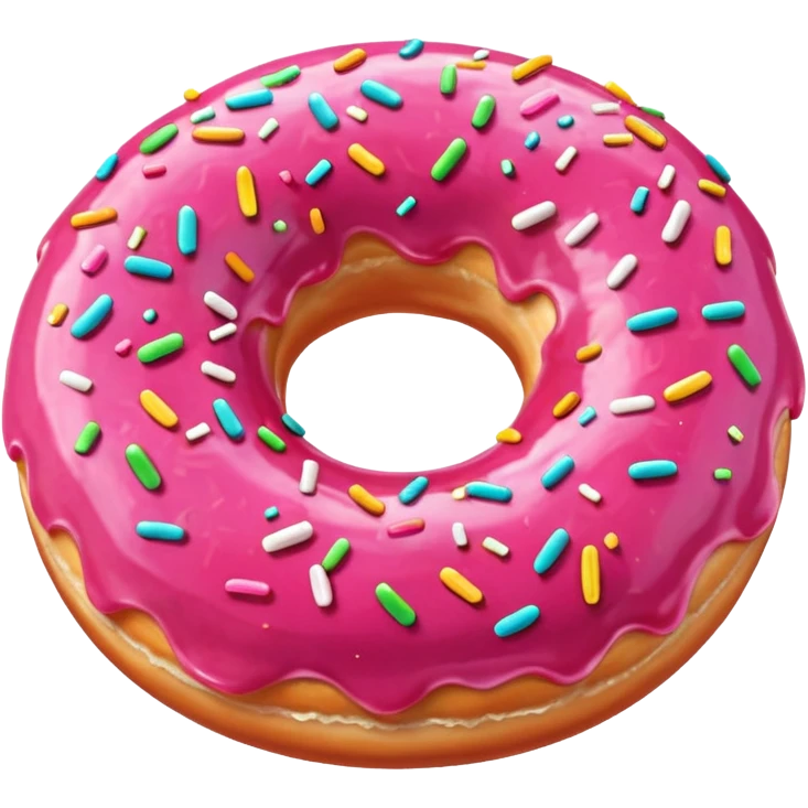 pink donut emoji