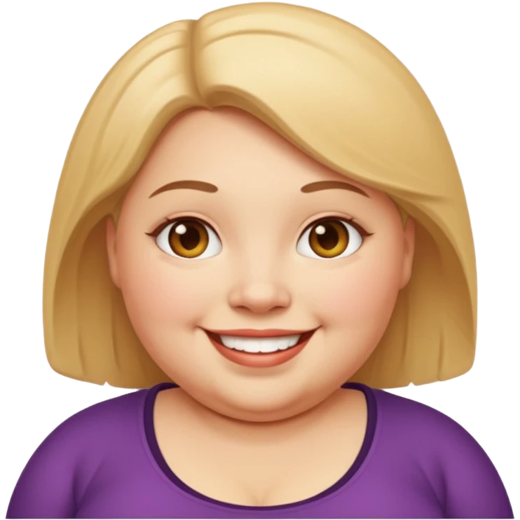 Fat short woman emoji