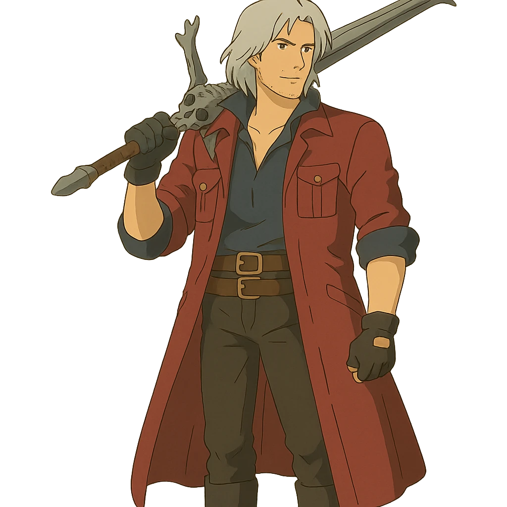 Dante Sparda from Devil May Cry emoji