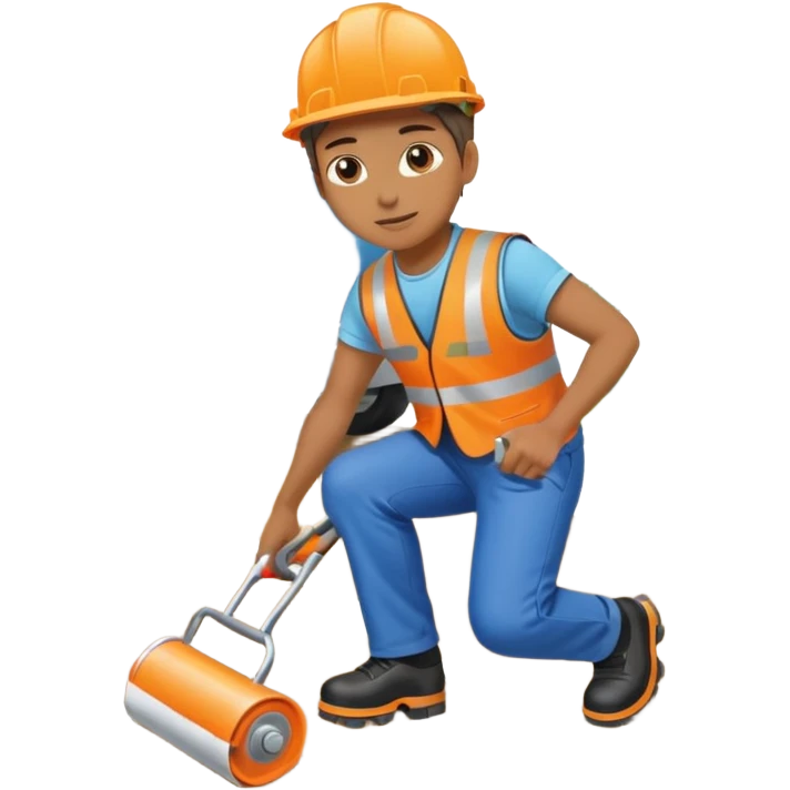 road painter with roller emoji