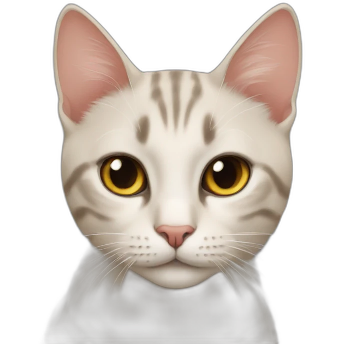 Cat proposed love emoji