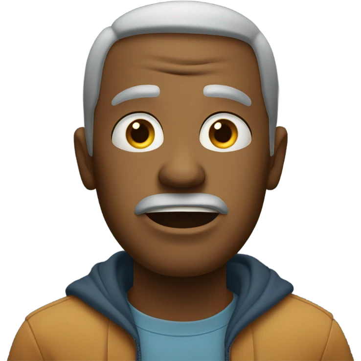 Puzzled look emoji