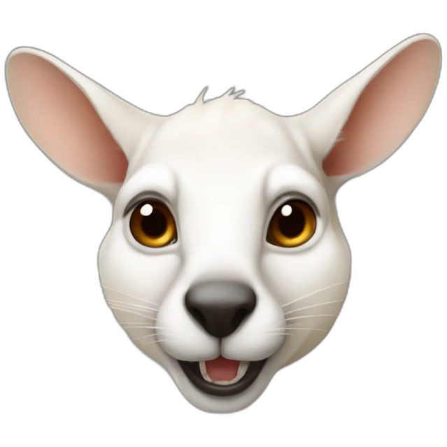 Kangourou sur chèvre emoji