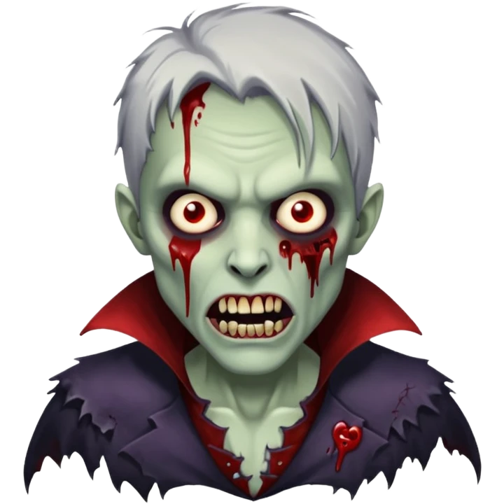 Zombie vampire emoji