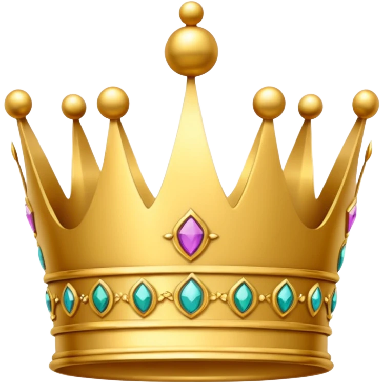Crown text art  emoji