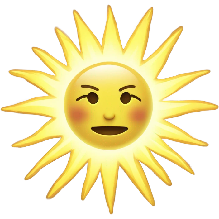 Sun emoji