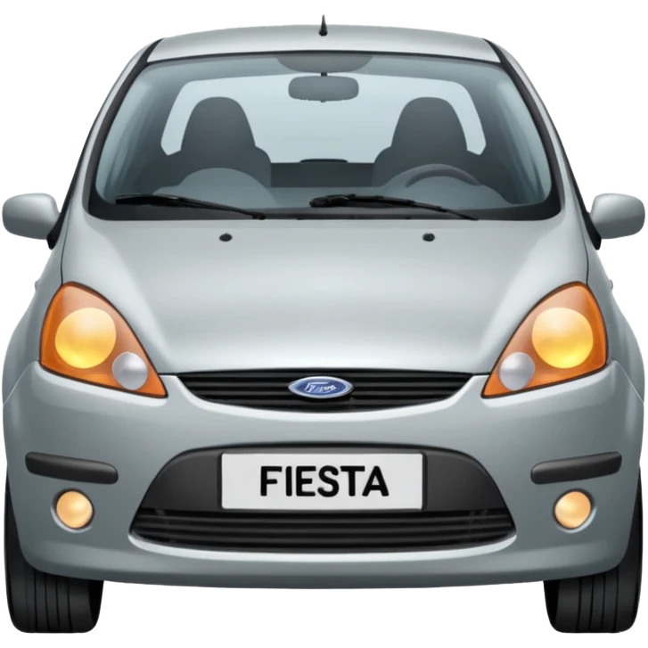 light grey ford fiesta from 2003 emoji