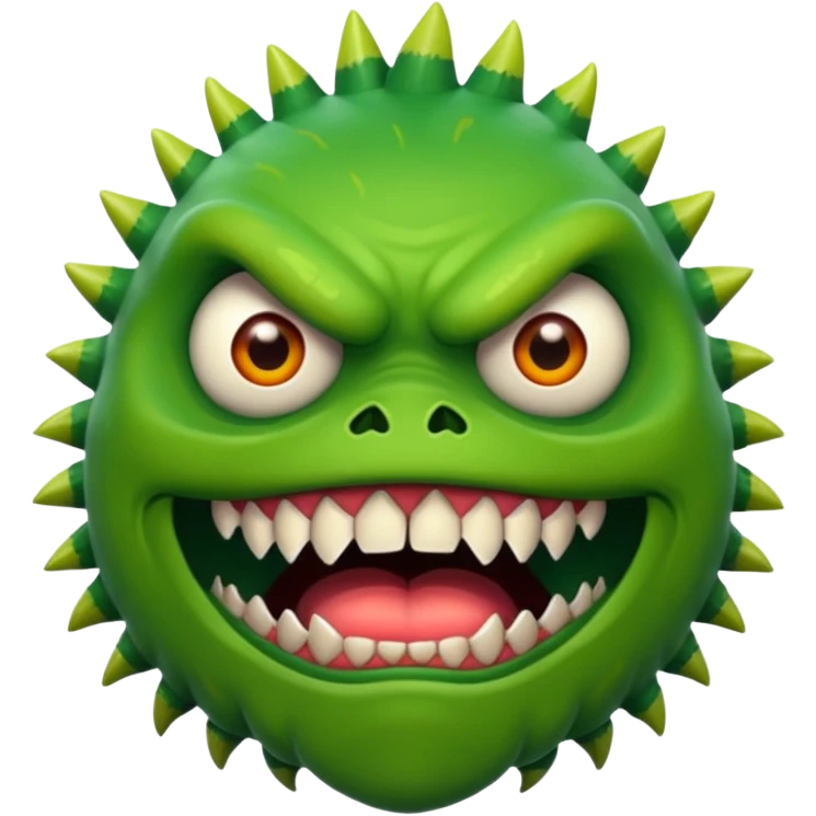 Monster with a weird face  emoji
