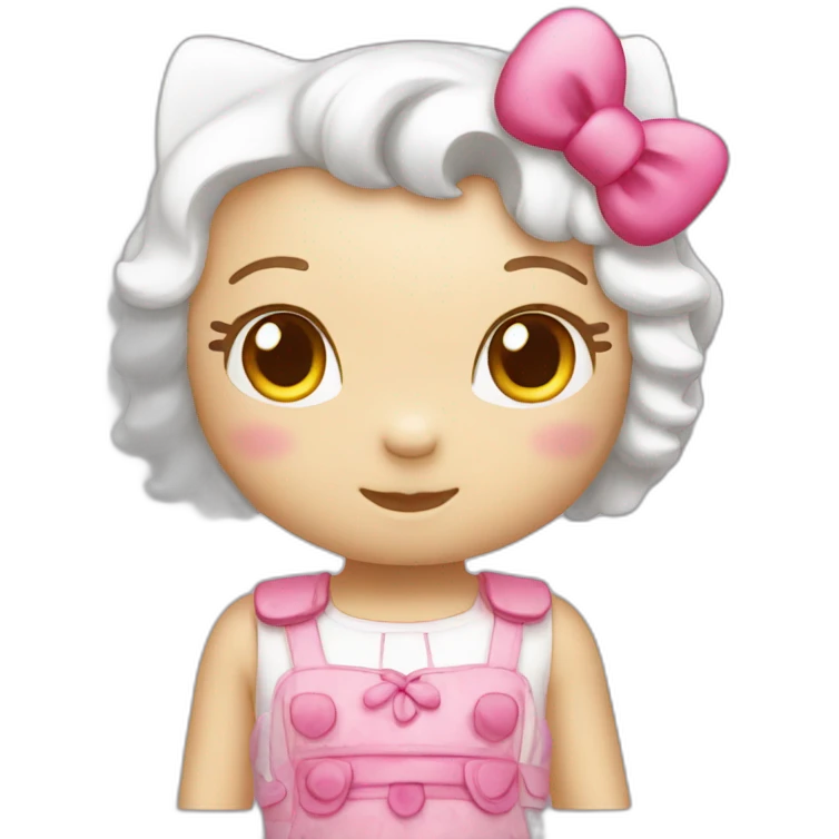 Lovely hello kitty emoji