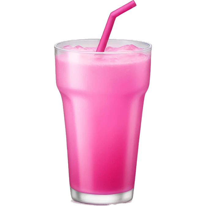 Pink drink emoji