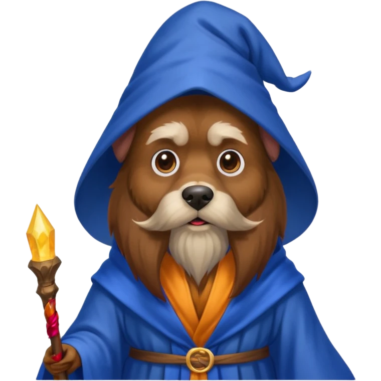 Dog wizard emoji