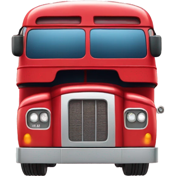 double decker bus  emoji