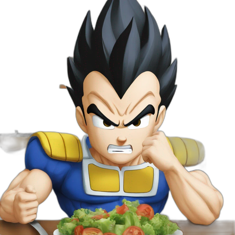 Hungry vegeta emoji