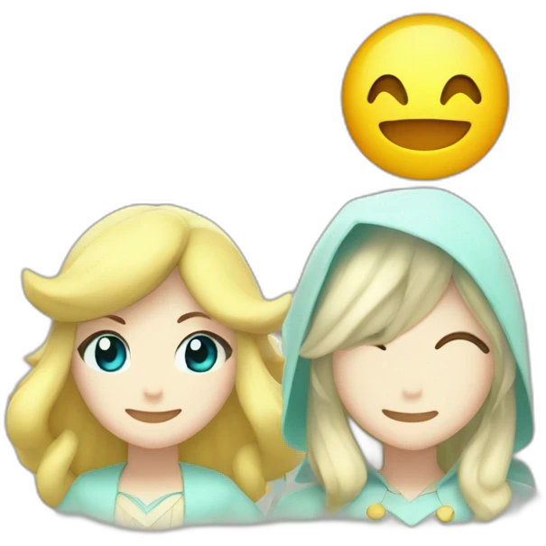 Rosalina and luma emoji