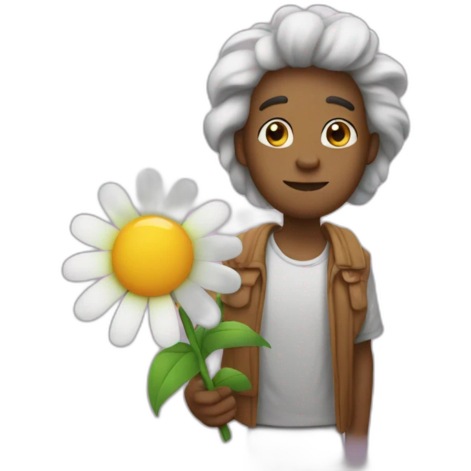 flower in hand robby emoji