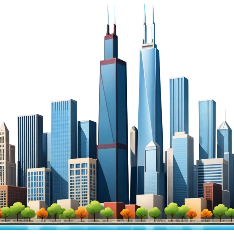 Chicago skyline  emoji