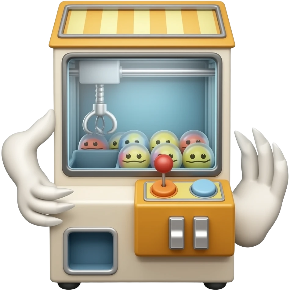 Claw machine claw emoji