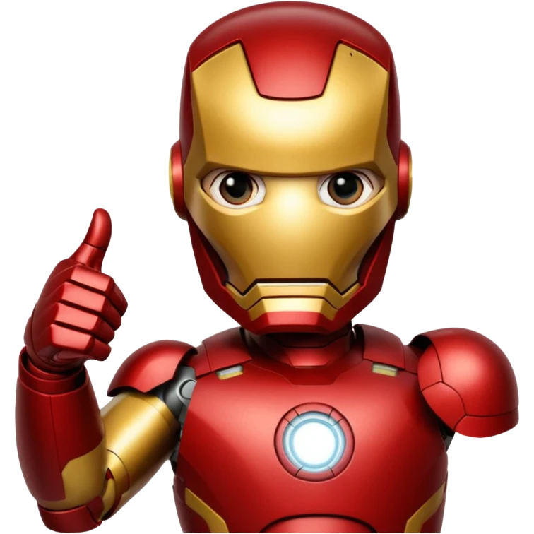 iron man right thumb up emoji