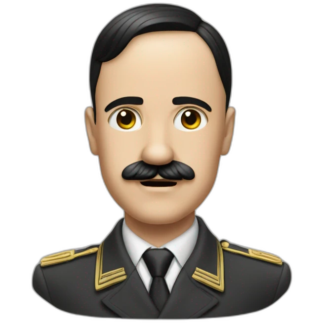 Hitler qui fait un doigt d’honneur emoji