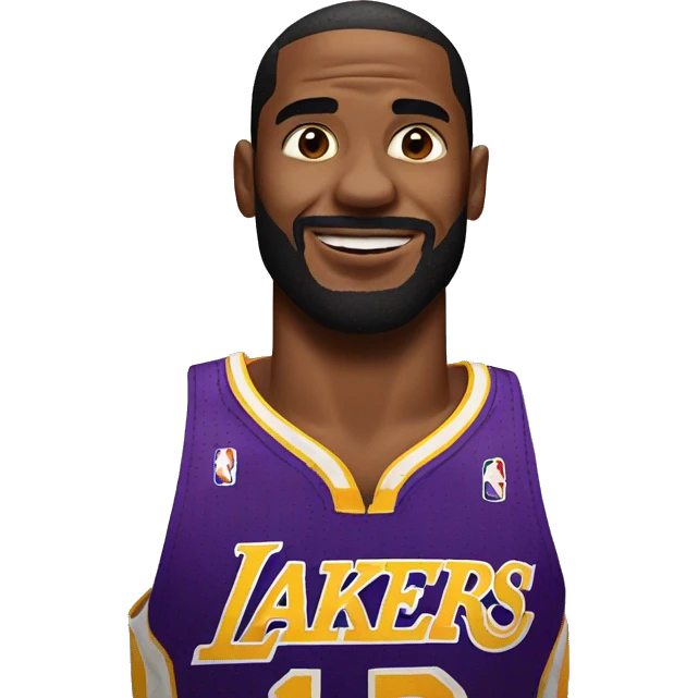 HOLOGRAPHIC LOS ANGELES LAKERS emoji