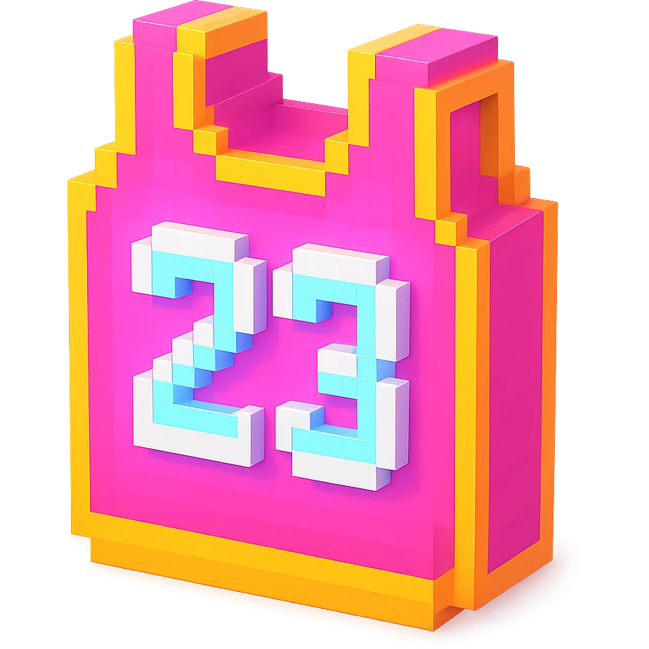 светящейся розовая баскетбольная майка с надписью "23", no background emoji