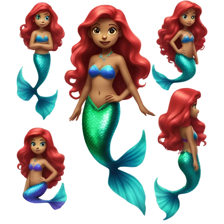 The Little Mermaid Ariel emoji