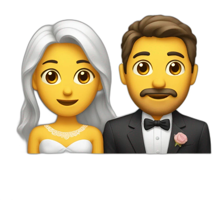 Pareja endaenada emoji
