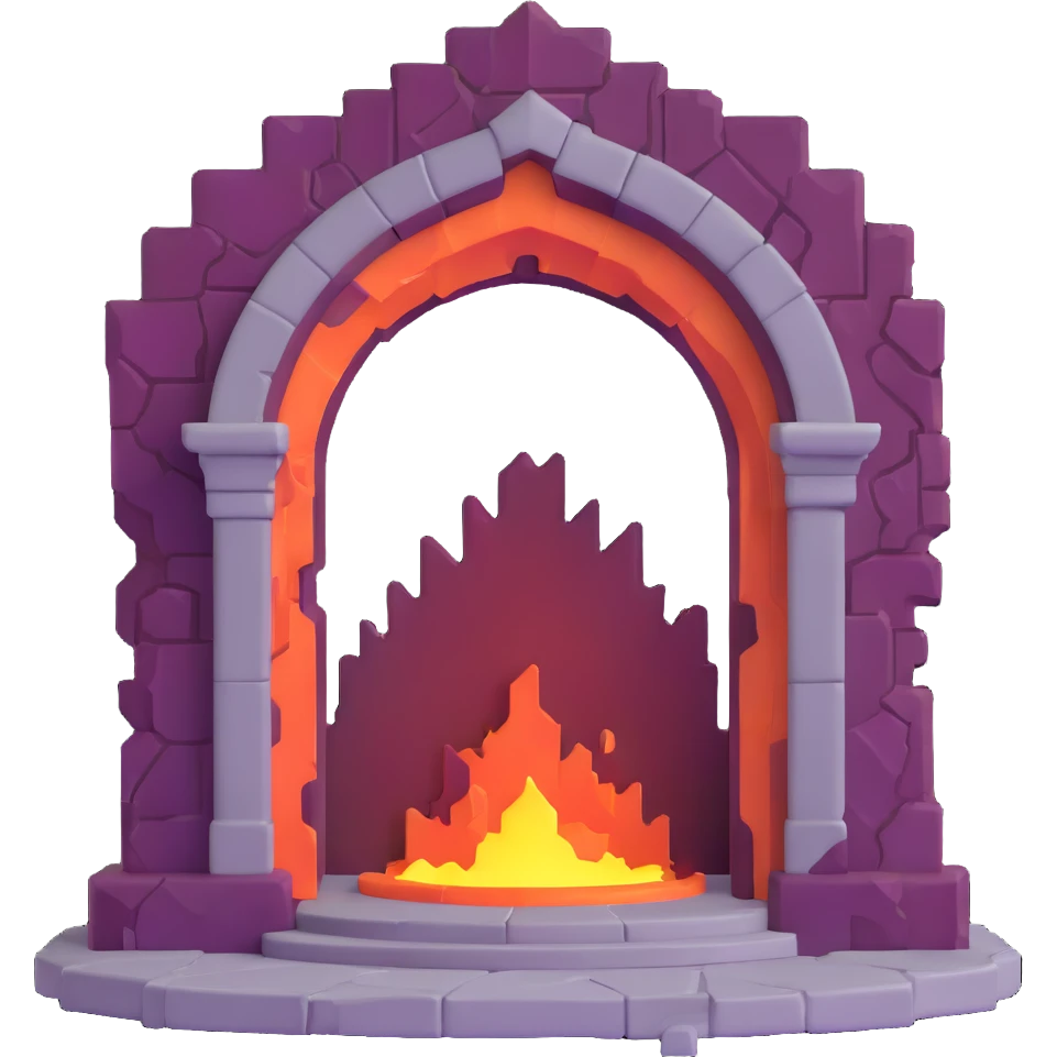 Minecraft Nether portal emoji