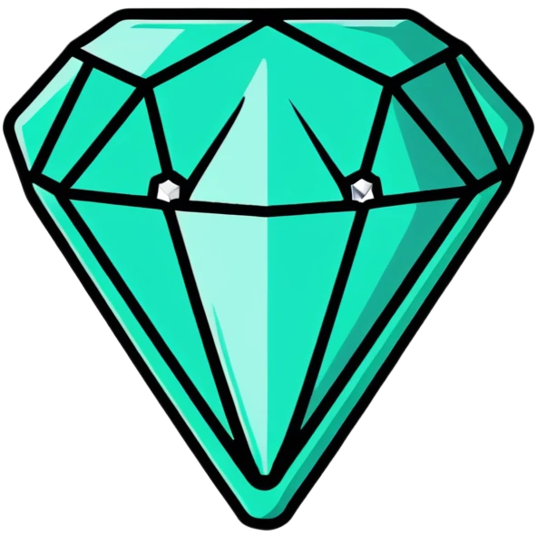 sparkling diamond next to a VIP badge emoji