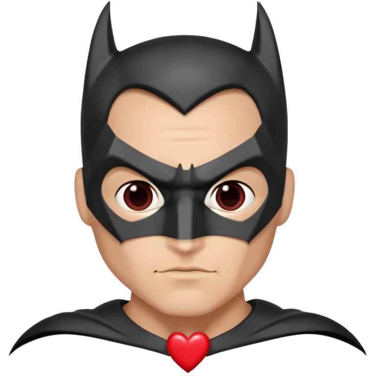 batman with hearts in his eyes emoji