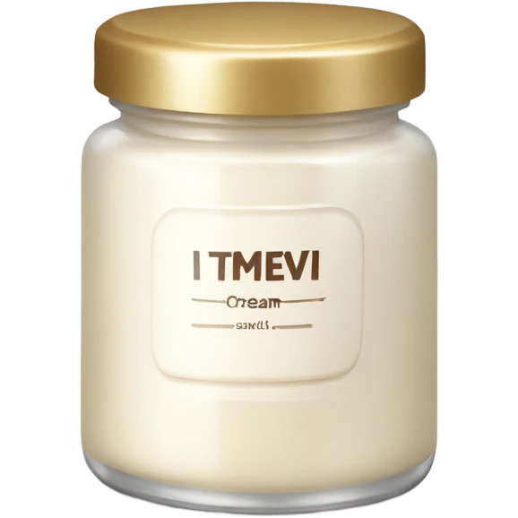 aesthetic jar of cream emoji