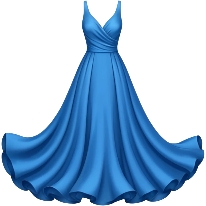 blue dress emoji