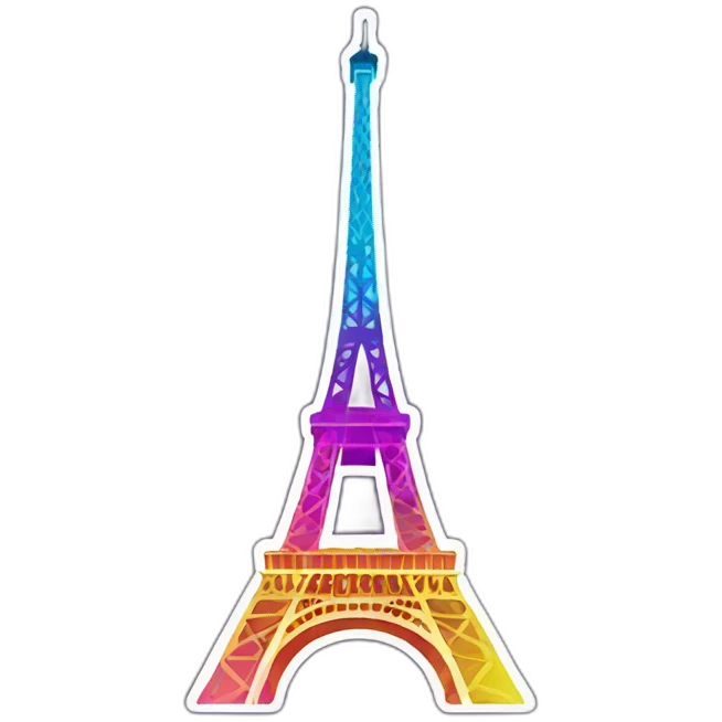 Tour eiffel lgbt emoji
