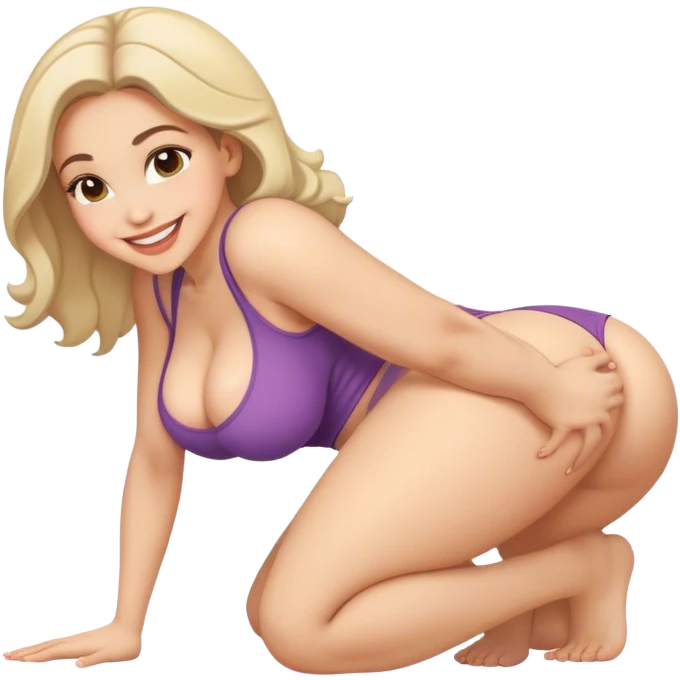 busty pawg buxom bending over sfw  emoji