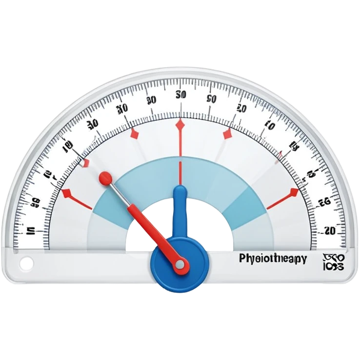 physiotherapy goniometer emoji