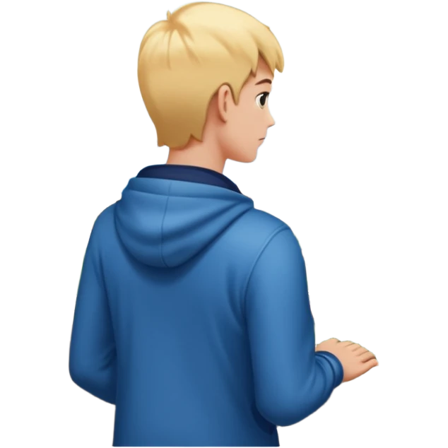 quelqu'un qui admire la vue depuis un point panoramique qui done sur une ville
 emoji