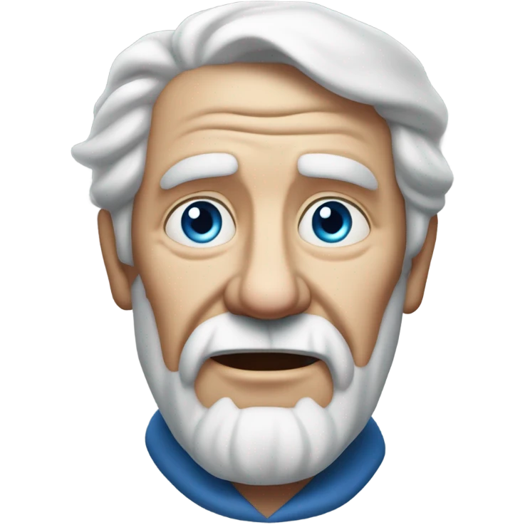 Old man blue eyes  emoji