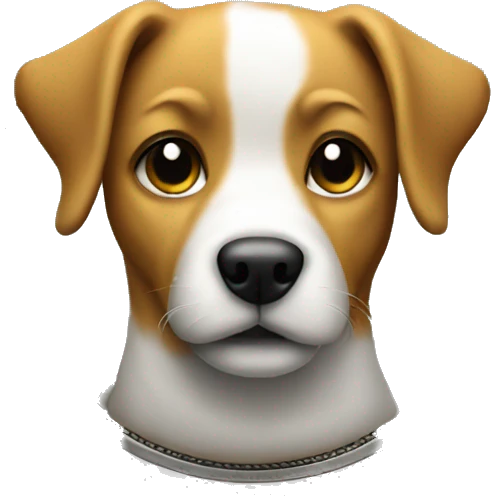 dog in a money coin emoji