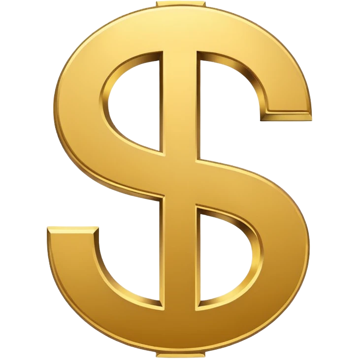MACOS ICON STYLE dollar sign SYMBOL simple icon emoji