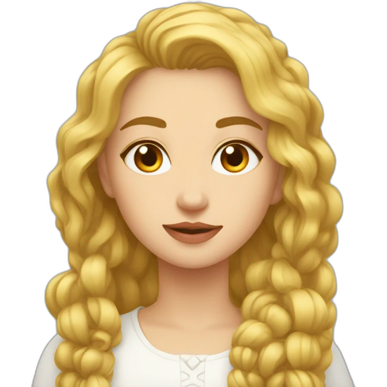 Русская девушка emoji