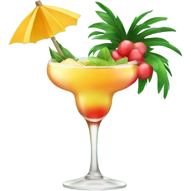 tropical cocktail  emoji