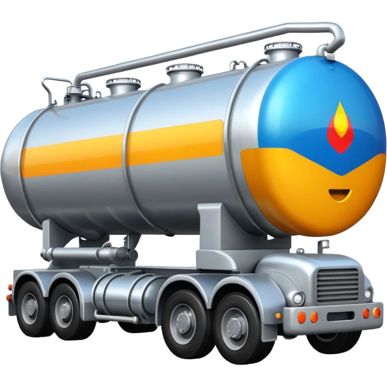create an ultra realistic liquefied gas tanker emoji