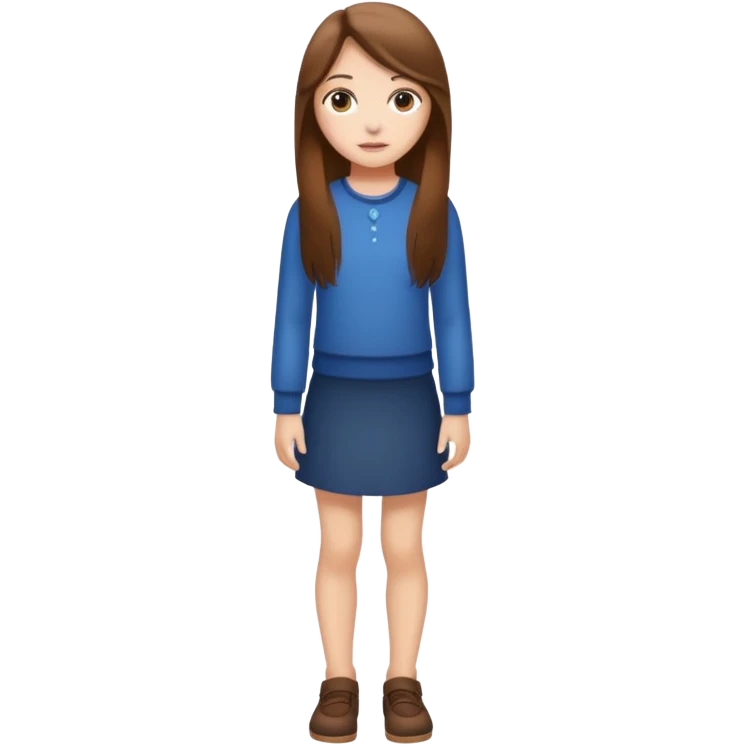 Naked girl full body emoji