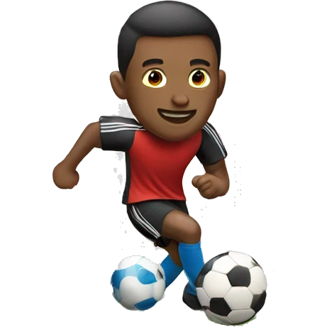 guy playing soccer emoji