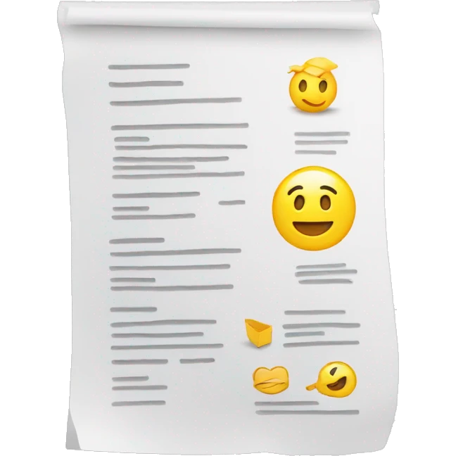 resume document emoji